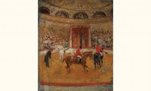 AU CIRQUE, LES CAVALIERS