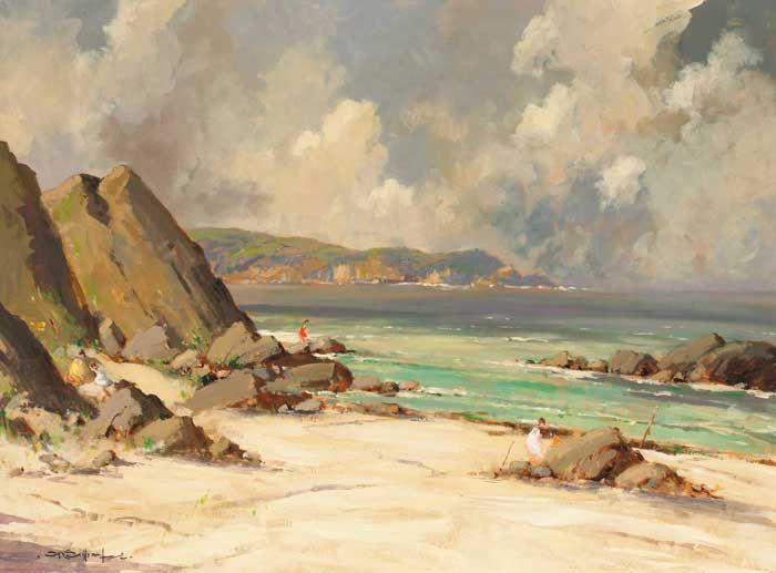 SUMMER BEACH SCENE