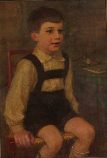 Istuva poika