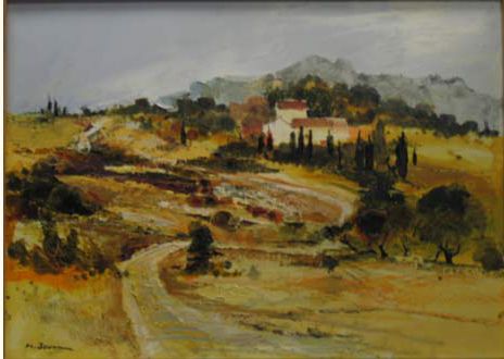 Chemin au Cyprès