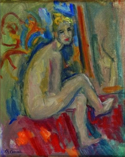 NU BLOND À L'ATELIER