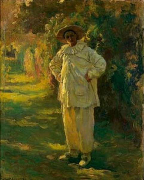pierrot sous la tonnelle