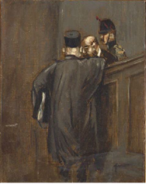 Scène de tribunal