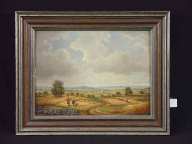 Erntelandschaft auf der Alb
