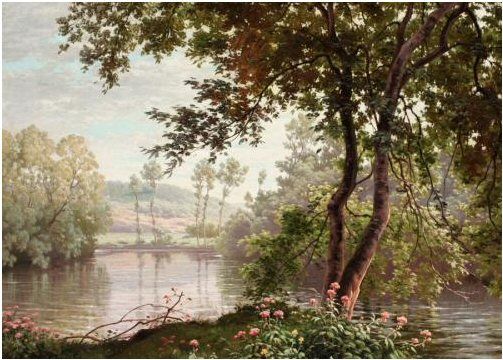 A TRANQUIL SUMMER RIVERSCAPE