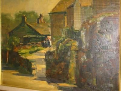 Village Scene with Figures