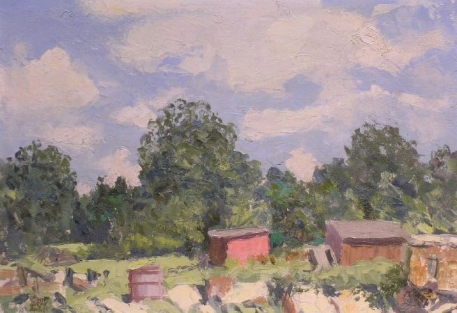 SHED UNDER BLUE SKIES