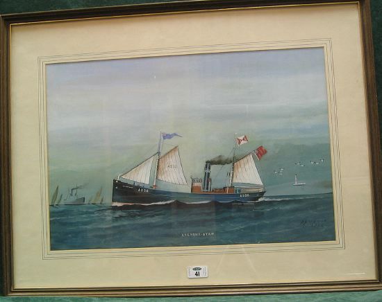 The Steam Ship 'Evening Star'
