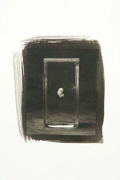 Two works of art: Fetus No.4, 1986