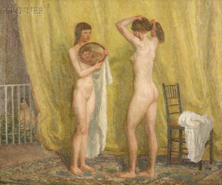 Reflection (Two Standing Nudes),c. 1931