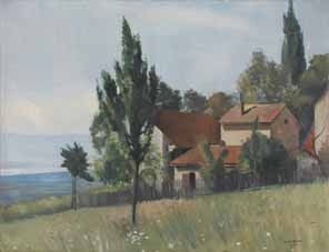 Prairie et maison, 1934