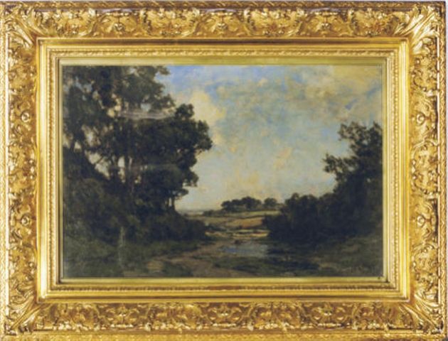 Verdant landcape with a river