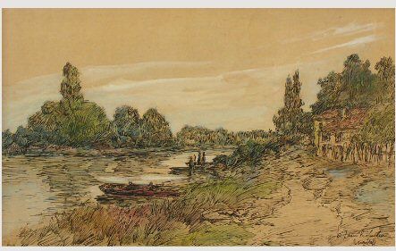 Au bord de la rivière