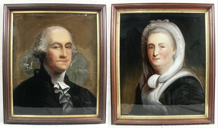 REVERSE PAINTINGS ON GLASS