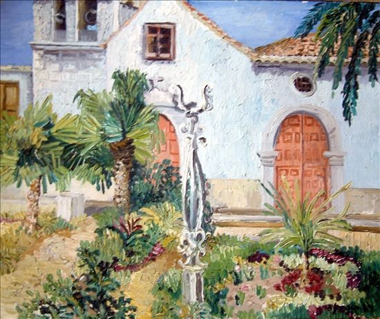 Spanish courtyard