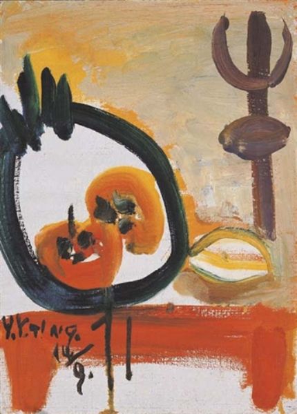 Lemon and Persimmon