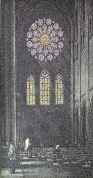 UNTITLED (ROSE WINDOW NOTRE DAME)