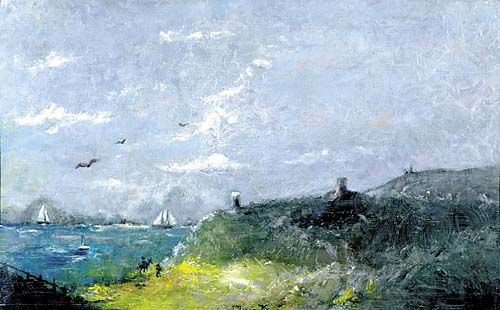 SEASCAPE AT NIGHT
