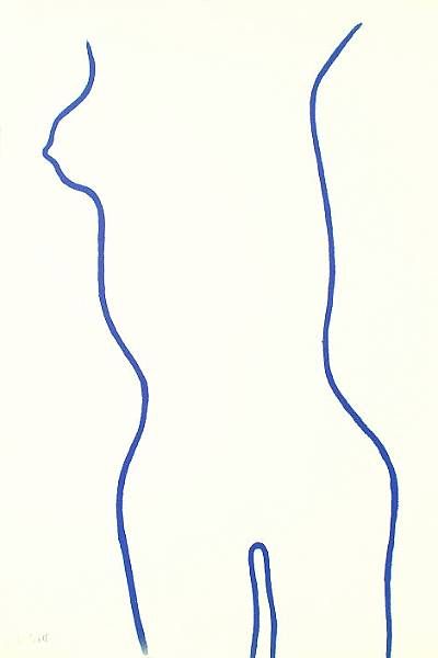 Blue nude, 1971