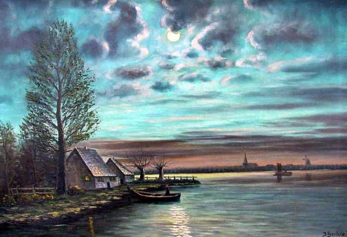 Abendstimmung am Ufer