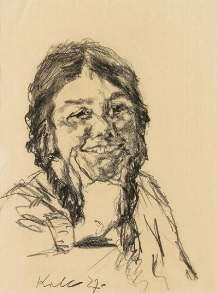 Portrait eines lachenden Mädchen
