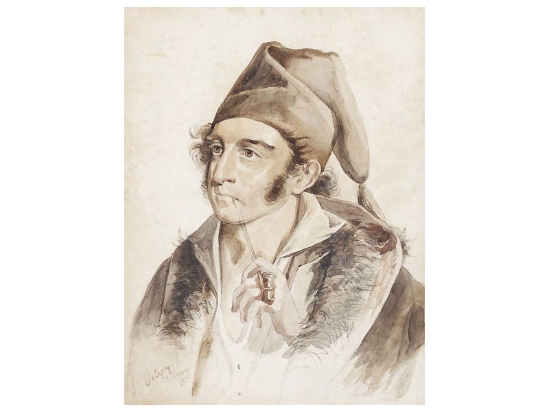 Venetian Man with Pipe