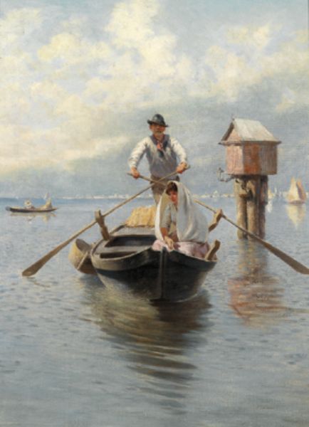 Fishing boat in Venice’s lagoon