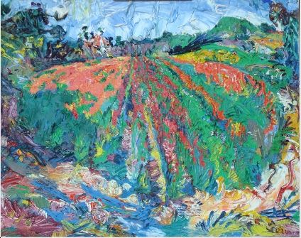 Le champ de glaïeuls, 1961