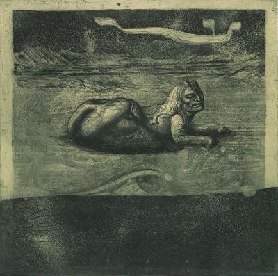 Sphinx in the Sumerian Desert