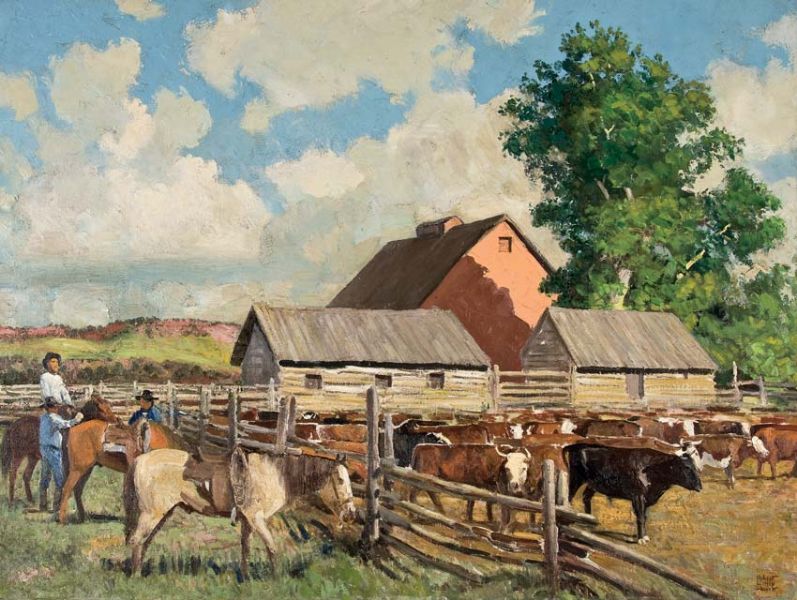 "Ranch Scene"