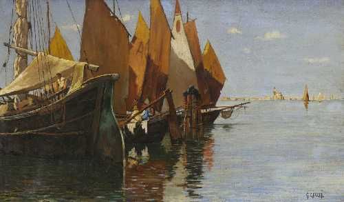 Venezianische Fischerboote