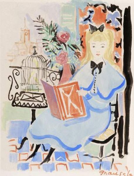 Jeune fille à la lecture