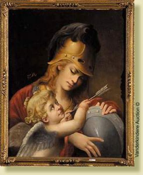 Athéna et Cupidon