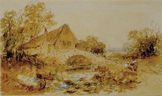 STONE BRIDGE BY COTTAGE