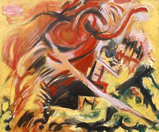 Scène de battage, 1964.
