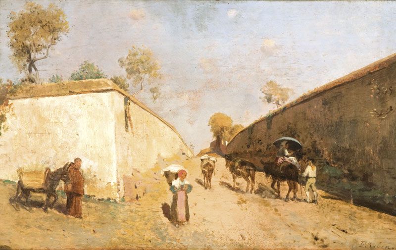 Mediterrán utcarészlet