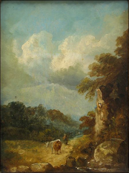 LANDSCAPE WITH SHEEP