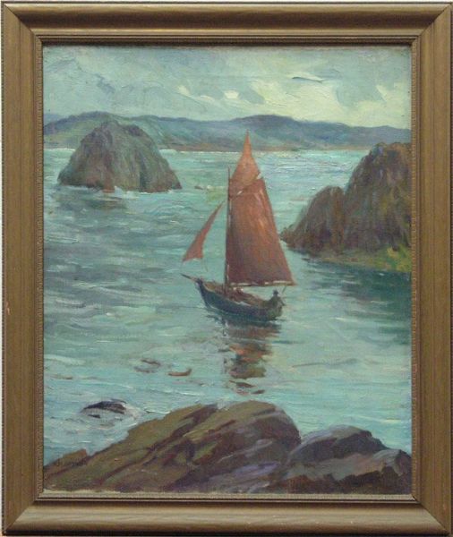 Sailboat off the Coast