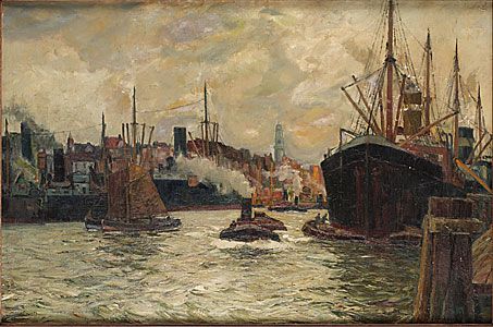 Fartyg i hamnen