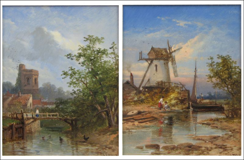 TWO PASTORAL SCENES.