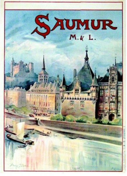 Saumur M. & L. E. Baudelot Paris Aff