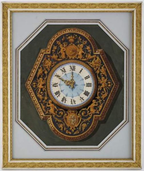 Projet pour une horloge avec putti