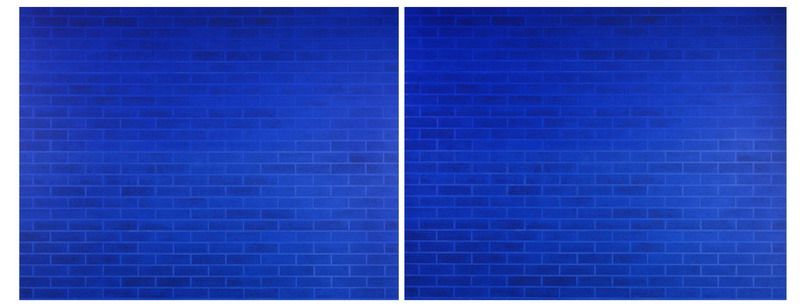 Double Blue - diptyk