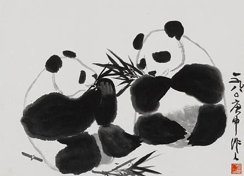 Two Pandas
