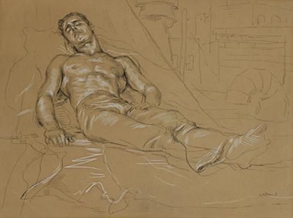 RECLINING MALE