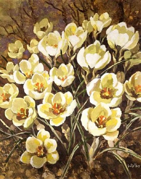 STILL LIFE CROCUSES