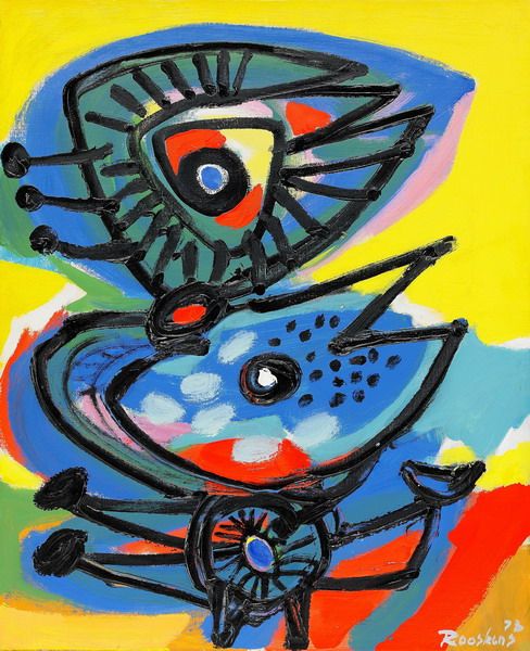Vogel en masker