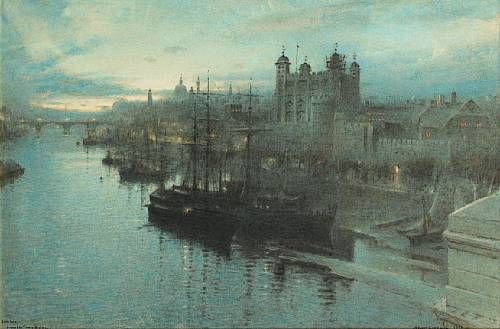 London from Tower Bridge