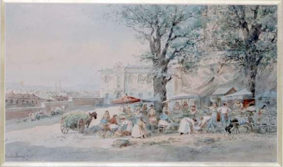 Marché place Carli