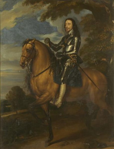 Charles I on horseback